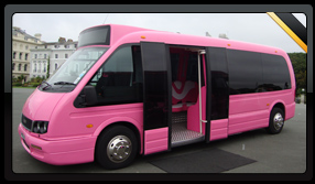 Pink Party Bus Hire