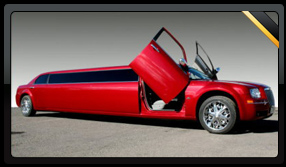 Red Chrysler Limousine